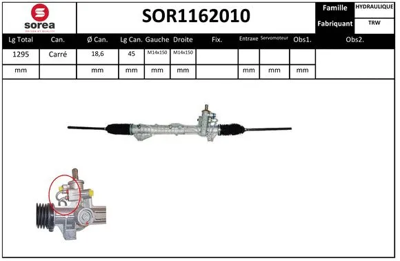 Steering Gear (SOR1162010)