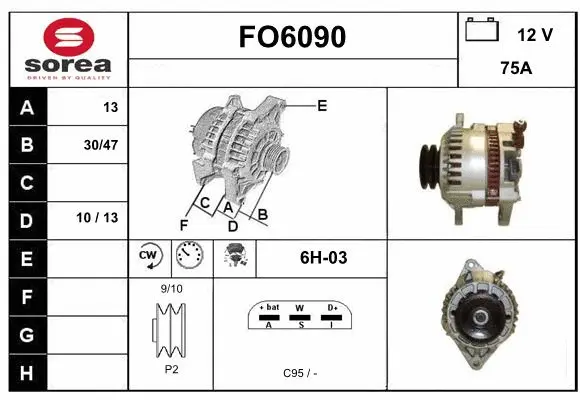 Alternator (FO6090)