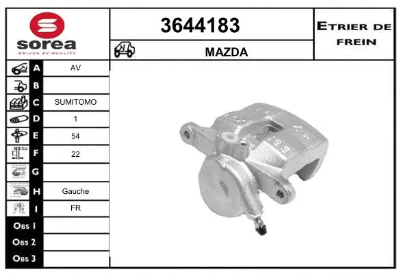 Brake Caliper (3644183)