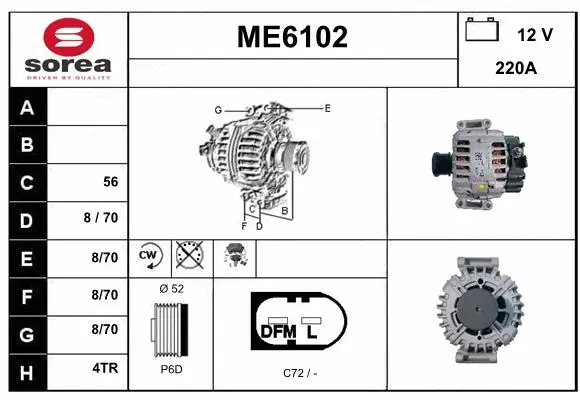 Alternator (ME6102)