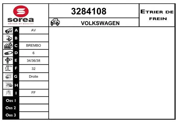 Brake Caliper (3284108)
