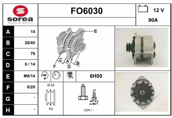 Alternator (FO6030)