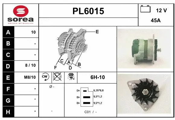 Alternator (PL6015)