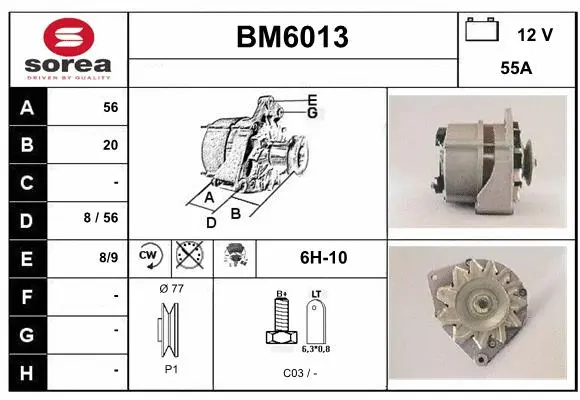 Alternator (BM6013)