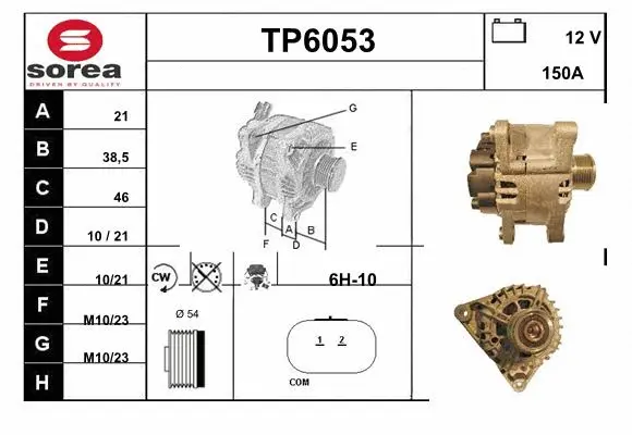 Alternator (TP6053)