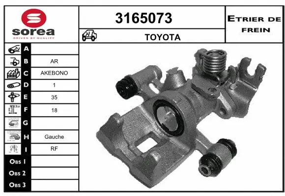 Brake Caliper (3165073)