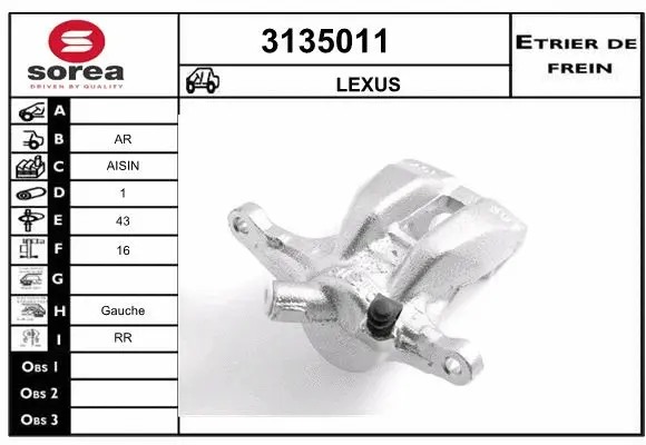 Brake Caliper (3135011)