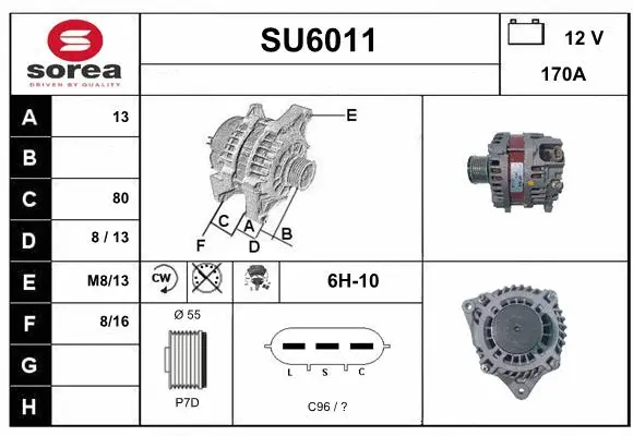 Alternator (SU6011)