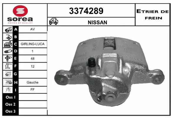 Brake Caliper (3374289)