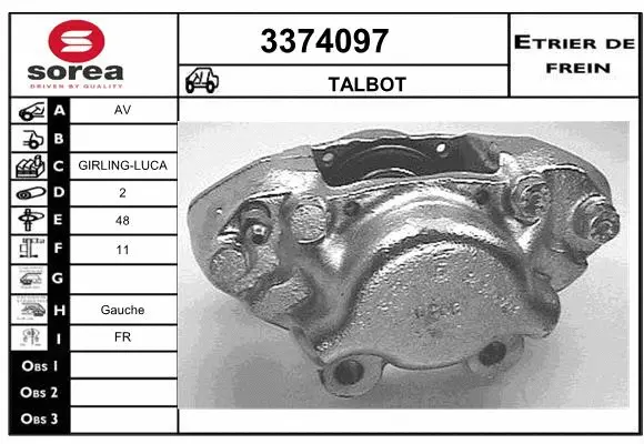 Brake Caliper (3374097)