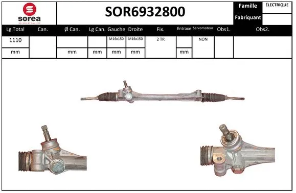 Steering Gear (SOR6932800)