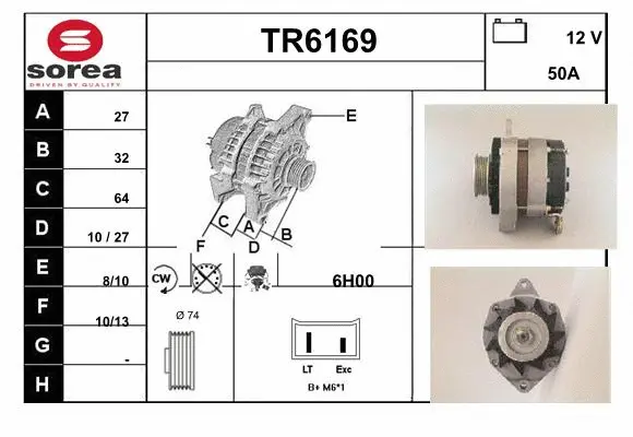 Alternator (TR6169)