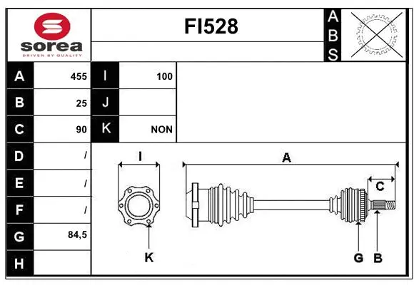 Drive Shaft (FI528)