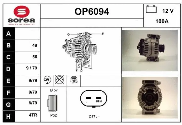 Alternator (OP6094)