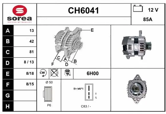 Alternator (CH6041)