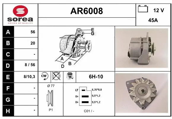 Alternator (AR6008)