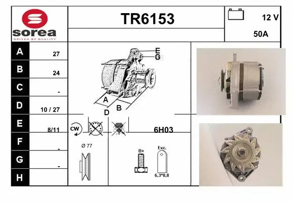 Alternator (TR6153)