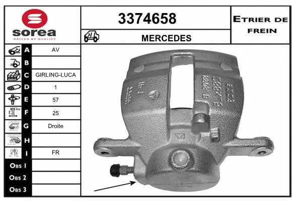 Brake Caliper (3374658)