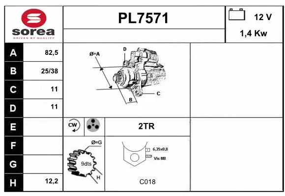 Starter (PL7571)