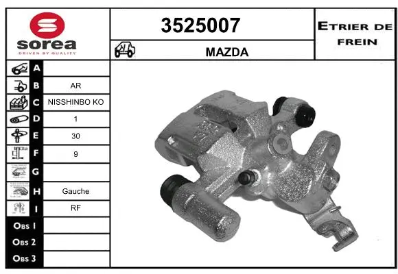 Brake Caliper (3525007)