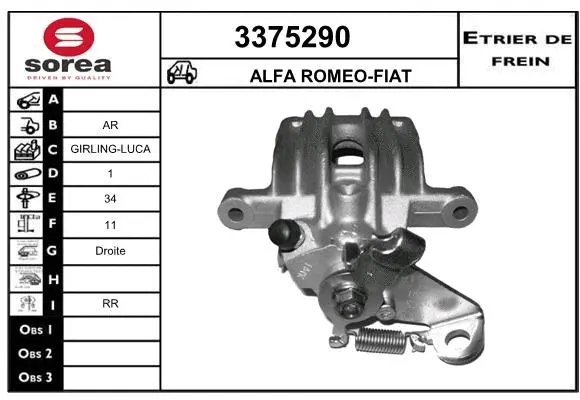 Brake Caliper (3375290)