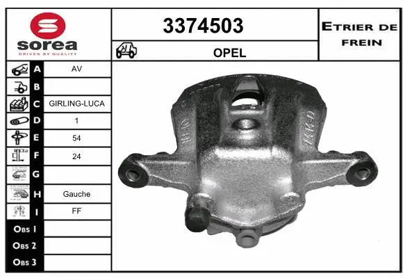 Brake Caliper (3374503)