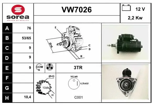 Starter (VW7026)