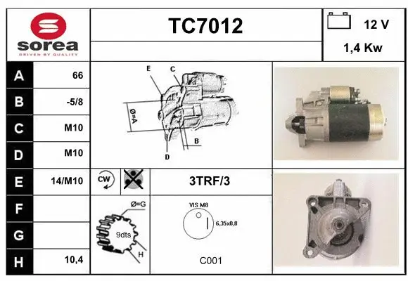 Starter (TC7012)