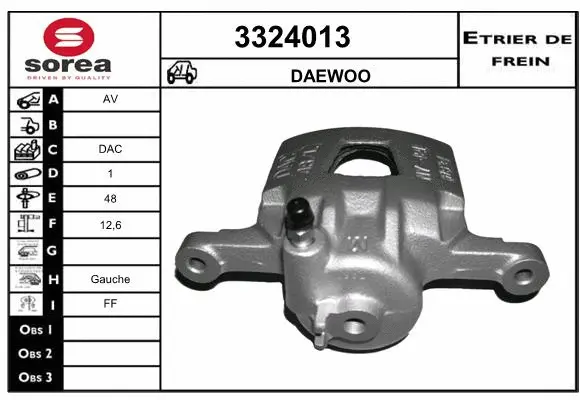 Brake Caliper (3324013)