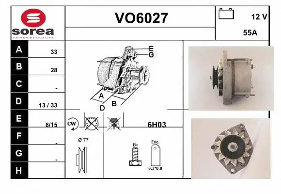Alternator (VO6027)
