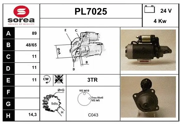 Starter (PL7025)