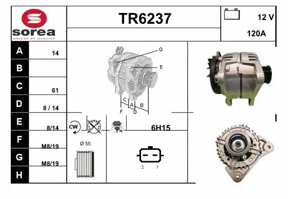 Alternator (TR6237)