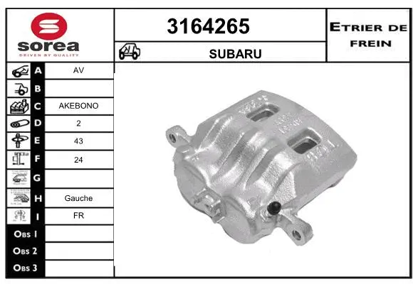 Brake Caliper (3164265)