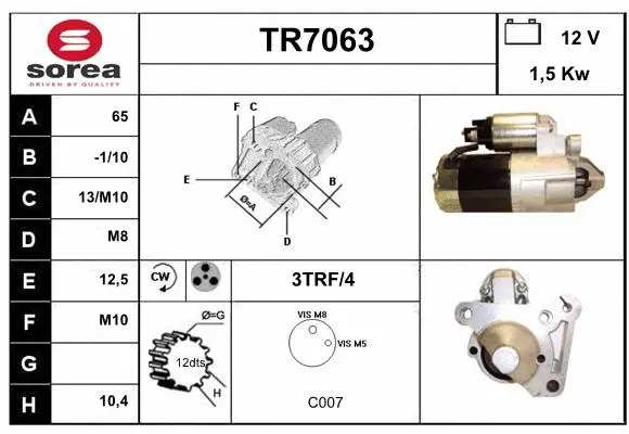 Starter (TR7063)