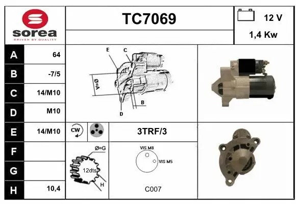 Starter (TC7069)
