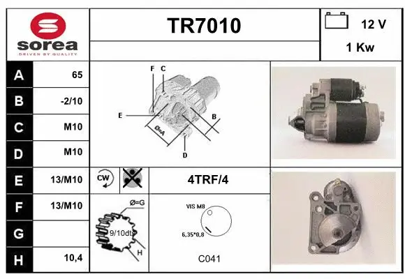 Starter (TR7010)