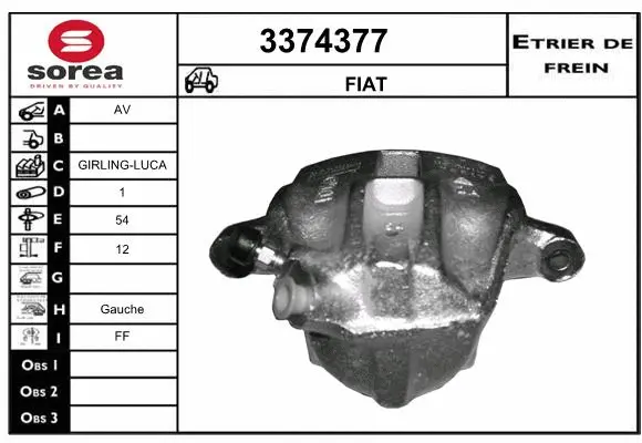 Brake Caliper (3374377)