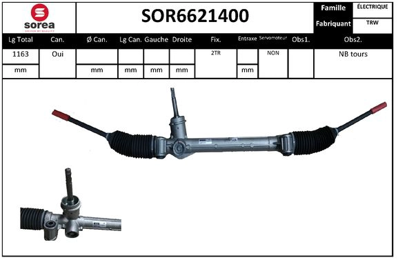 Steering Gear (SOR6621400)