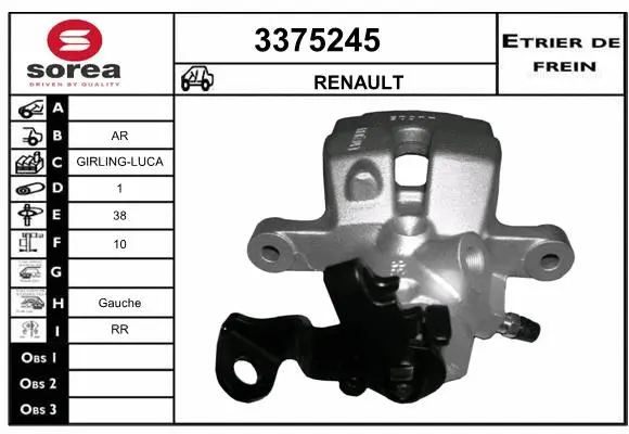 Brake Caliper (3375245)