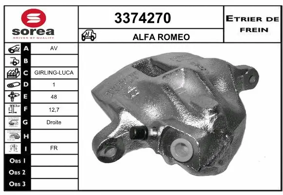 Brake Caliper (3374270)