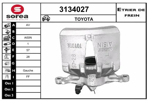 Brake Caliper (3134027)