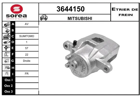 Brake Caliper (3644150)