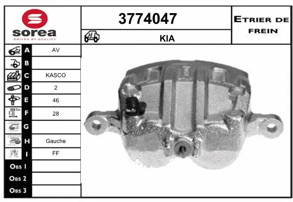 Brake Caliper (3774047)