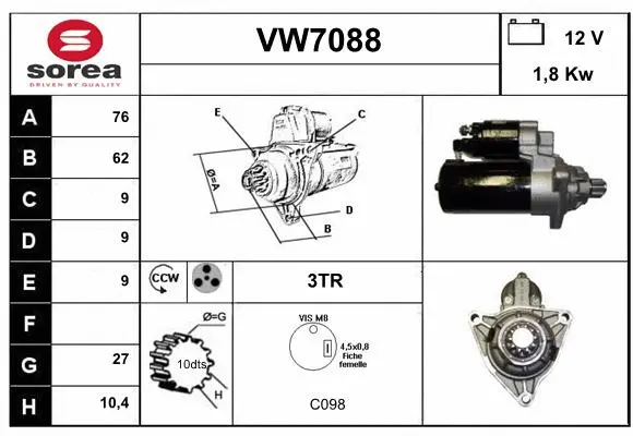 Starter (VW7088)