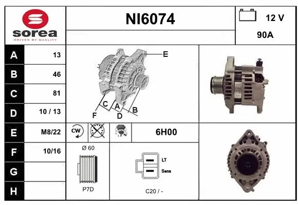 Alternator (NI6074)