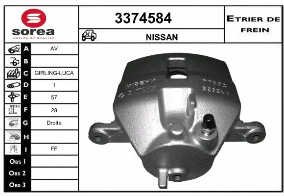 Brake Caliper (3374584)