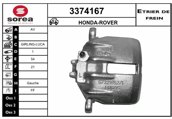 Brake Caliper (3374167)