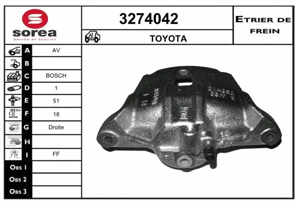Brake Caliper (3274042)