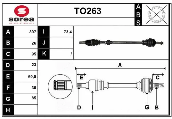 Drive Shaft (TO263)