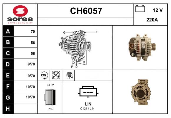 Alternator (CH6057)